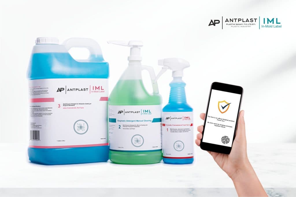 NFC entegreli IML etiketli şişe üretimi